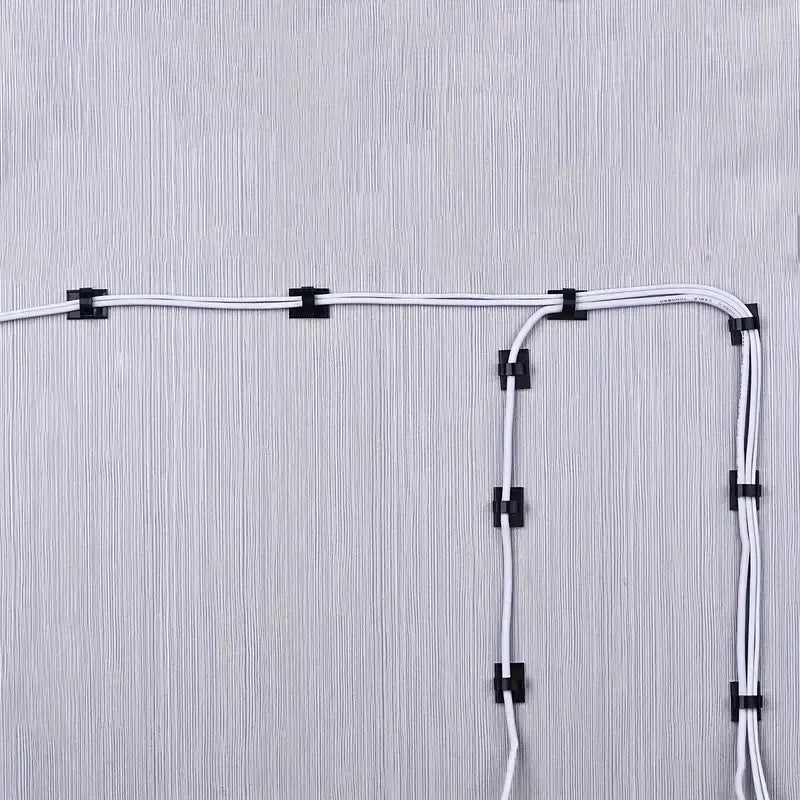 Stickable Adhesive Cable Wire Clips