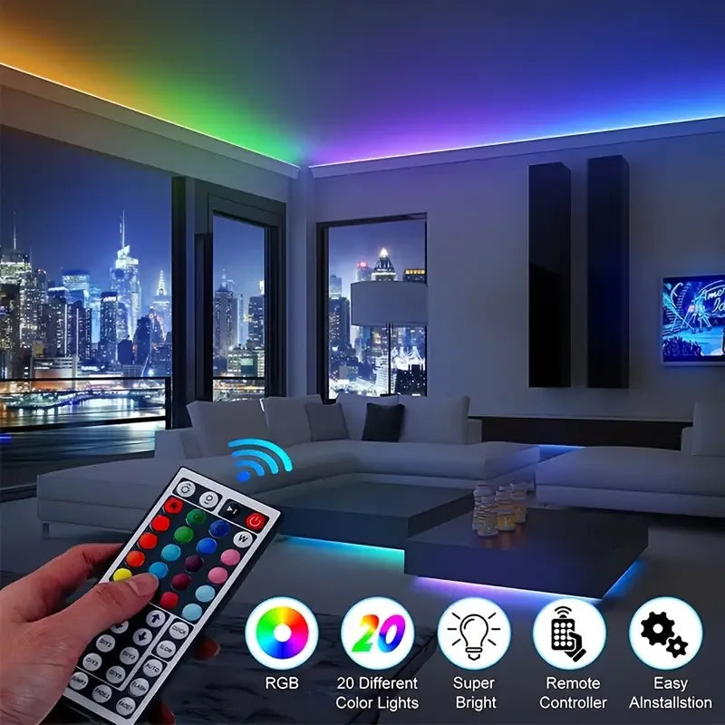LED Strip Light 1-40m with Music Sync