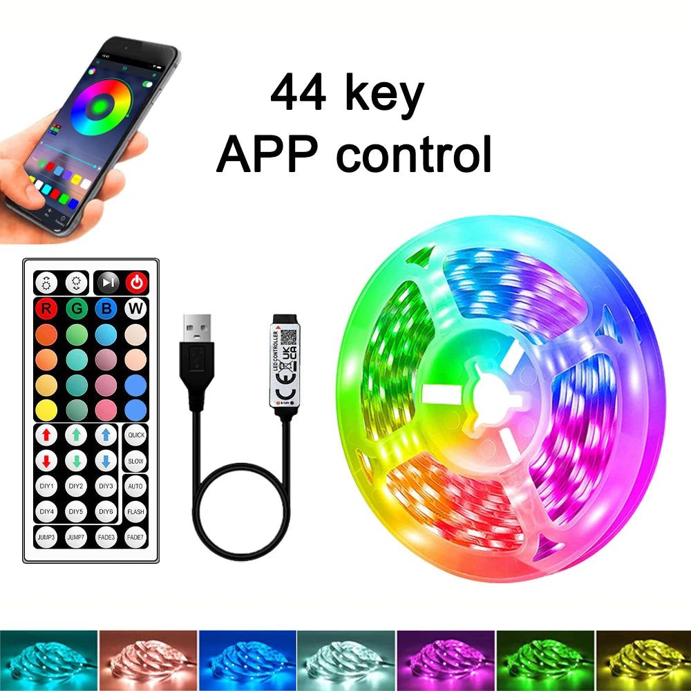 LED Strip Light 1-40m with Music Sync