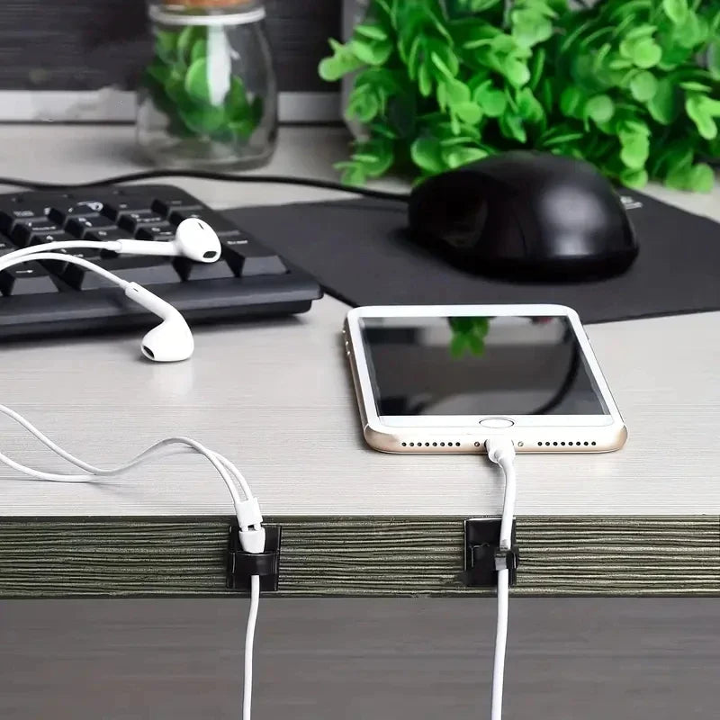Stickable Adhesive Cable Wire Clips