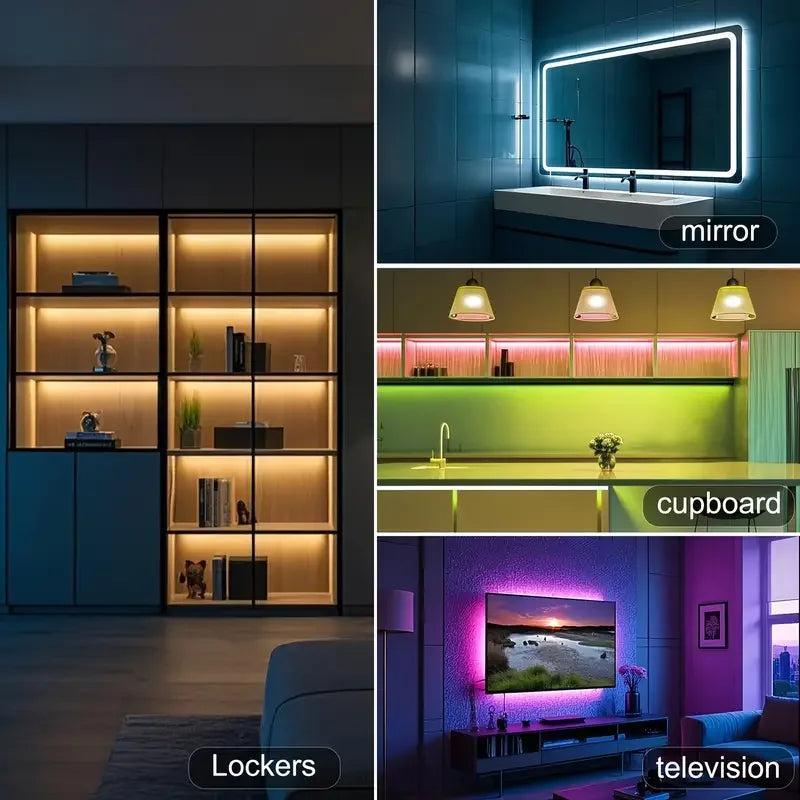 LED Strip Light 1-40m with Music Sync
