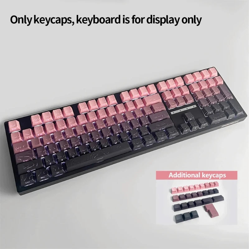 Line Gradient Keycaps Cherry Profile PBT Custom Keycaps